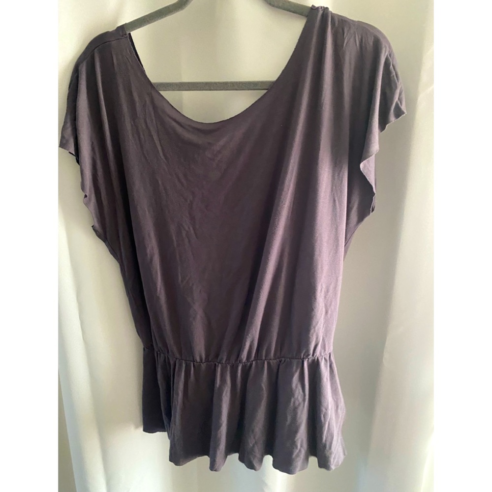 Soft gray top